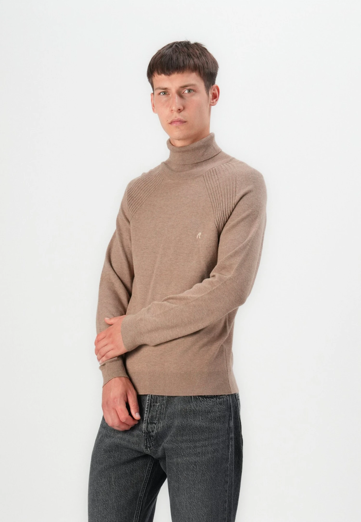 Replay TURTLENECK - Jumper - Camel 4 Replay TURTLENECK - Jumper - Camel - Image 4