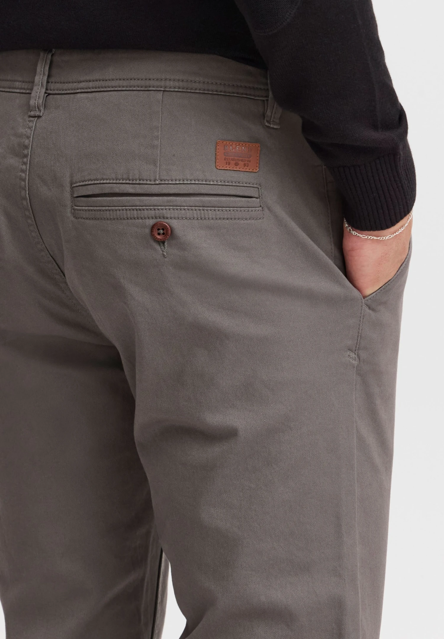 Blend BHKAINZ REGULAR FIT - Chinos - Granite 5 Blend BHKAINZ REGULAR FIT - Chinos - Granite - Image 5