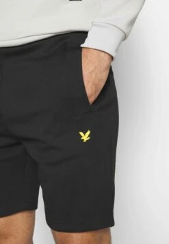 Lyle & Scott Pocket Branded Shorts - Sports Shorts - Jet Black -Indicode Men Wear Shop 7a24af3100ec425381a3504c78e7a07f