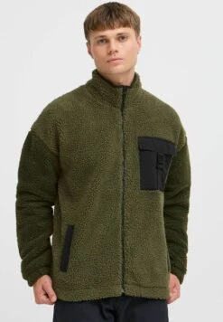 Indicode Jeans IDTrautmar TEDDY - Fleece Jacket - Army
