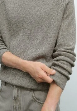 Massimo Dutti CREW NECK MOULINÉ - Jumper - Beige -Indicode Men Wear Shop 7be24e60e5c140ef813cde2e1480bab9