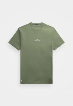 EMBROIDERED LOGO JERSEY T-SHIRT - Print T-shirt - Vintage Khaki 30 EMBROIDERED LOGO JERSEY T-SHIRT - Print T-shirt - Vintage Khaki -Indicode Men Wear Shop 7da8d62b9a3545178011c1e6dc4420d3