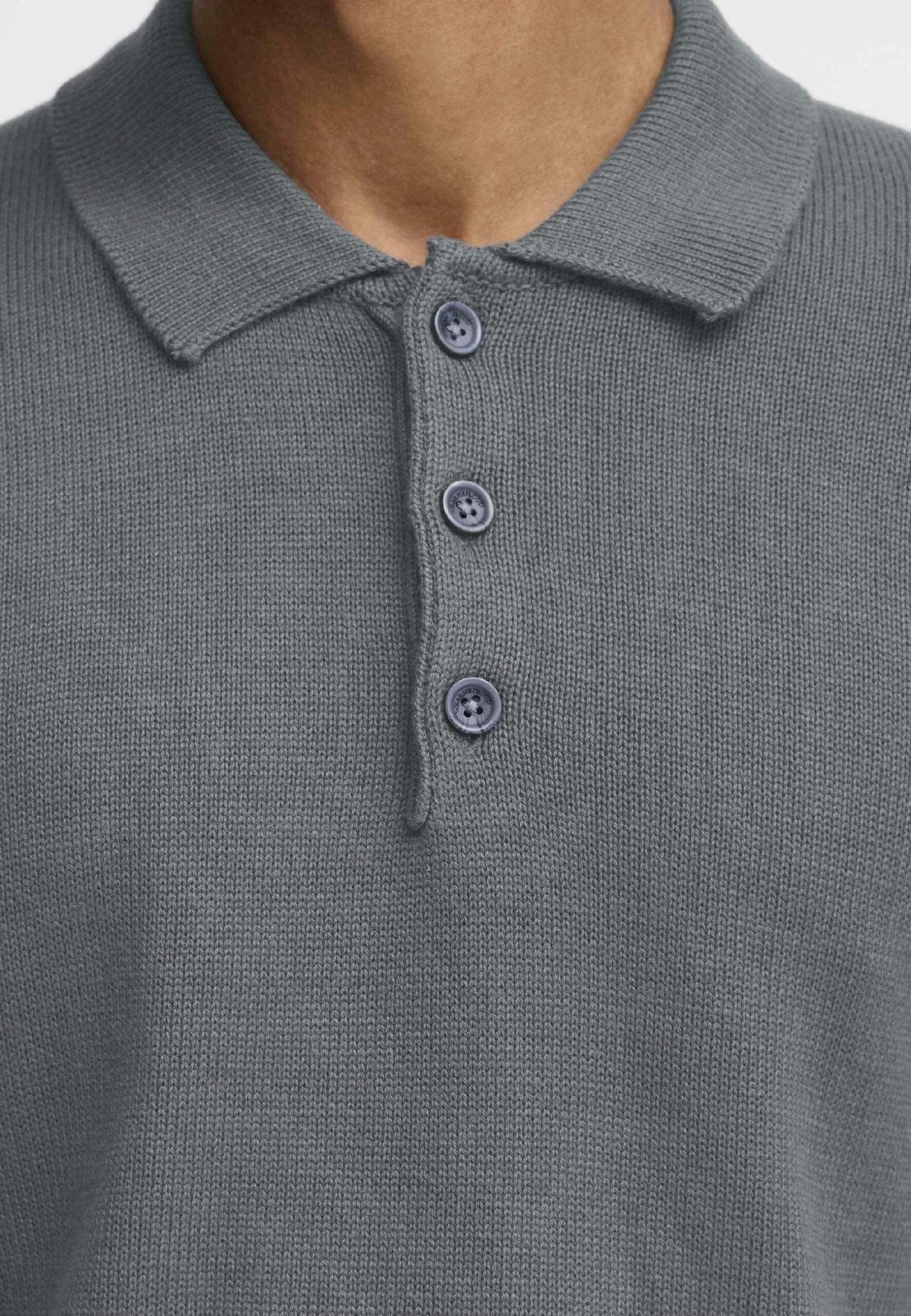 Blend BHDENO POLO - Jumper - Iron Gate 5 Blend BHDENO POLO - Jumper - Iron Gate - Image 5