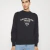 Calvin Klein Jeans Varsity Curve - Sweatshirt - Ck Black