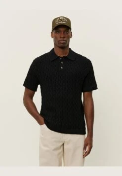 Les Deux GARRETT - Polo Shirt - Black