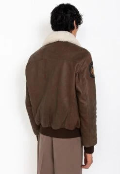 Schott AVIATOR - Bomber Jacket - Brown -Indicode Men Wear Shop 8073c658d1974ba6bff7acf3bee88f39