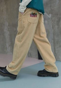 Obey Clothing Big Timer Pant - Trousers - Irish Cream