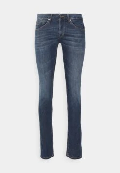 Dondup Pantalone George - Slim Fit Jeans - Blue -Indicode Men Wear Shop 8345fc3231b54413aa0502fe599de9e5