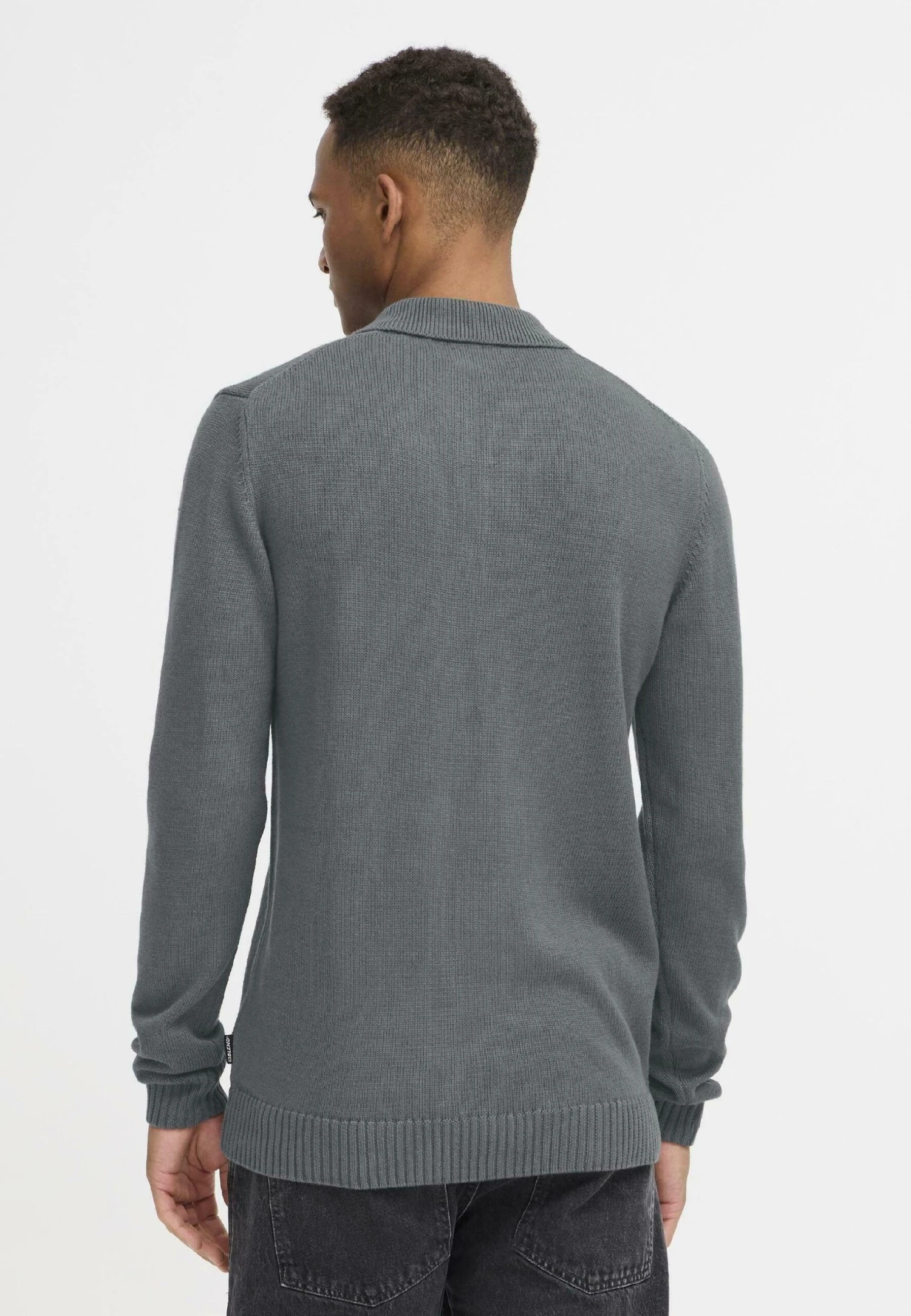 Blend BHDENO POLO - Jumper - Iron Gate 3 Blend BHDENO POLO - Jumper - Iron Gate - Image 3