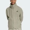 Adidas Sportswear Fleece Jacket - Silver Pebble