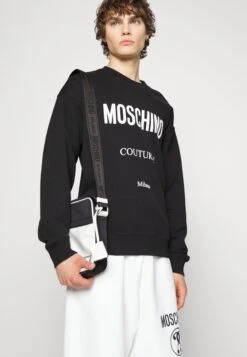 MOSCHINO Sweatshirt - Black -Indicode Men Wear Shop 84c6a983ee024b898259da388c170fe9