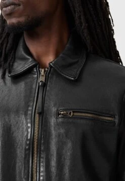 AllSaints MILLER JACKET - Leather Jacket - Black 13 AllSaints MILLER JACKET - Leather Jacket - Black -Indicode Men Wear Shop 84dbbe4816a64f3dbeed74869bf14cf9