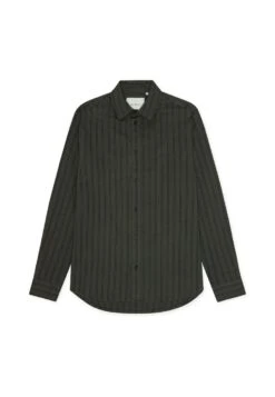 Les Deux KONRAD MELANGE STRIPED - Button-down Blouse - Duffel Bag Green -Indicode Men Wear Shop 85a48b702954411f930c2bc41989a81a