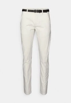 Lindbergh Classic Stretch Belt - Chinos - Cream White 8 Lindbergh Classic Stretch Belt - Chinos - Cream White -Indicode Men Wear Shop 86feb526aa1e494493d5749bb07babd6