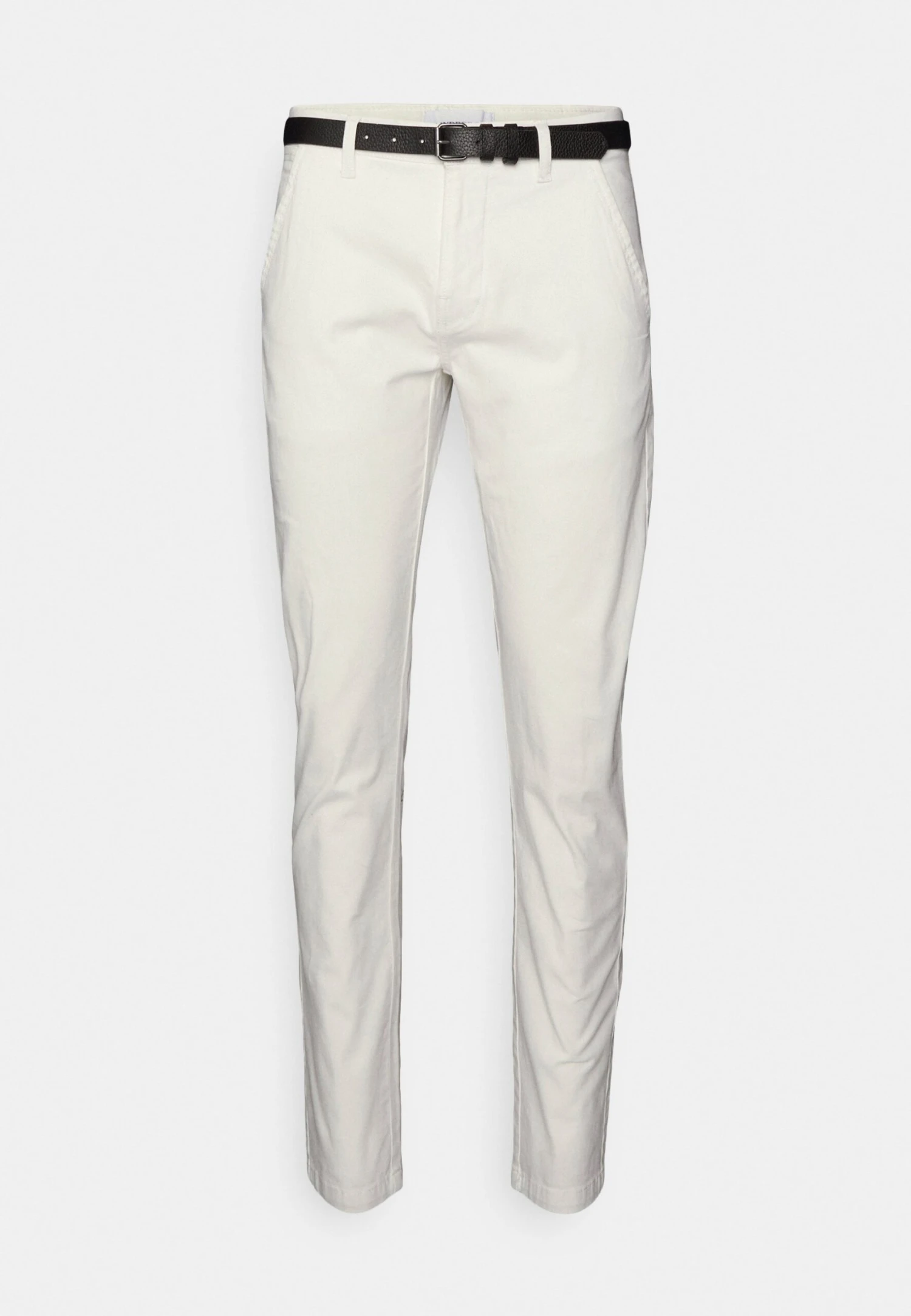 Lindbergh Classic Stretch Belt - Chinos - Cream White 4 Lindbergh Classic Stretch Belt - Chinos - Cream White - Image 4