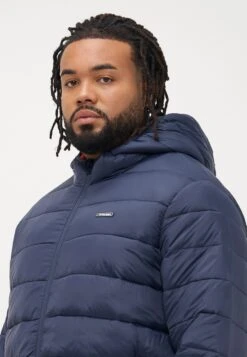 Jack & Jones JJVINCENT PUFFER HOOD - Light Jacket - Navy -Indicode Men Wear Shop 873d2daa84bf43489a699040a216ae5e