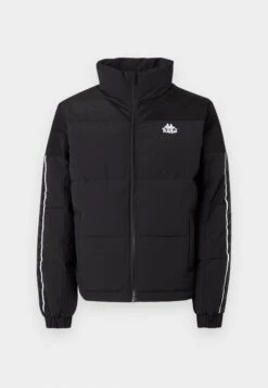 Kappa BANDA ONREL - Winter Jacket - Black/white -Indicode Men Wear Shop 885f7af7496649b5a0dec0865da72126