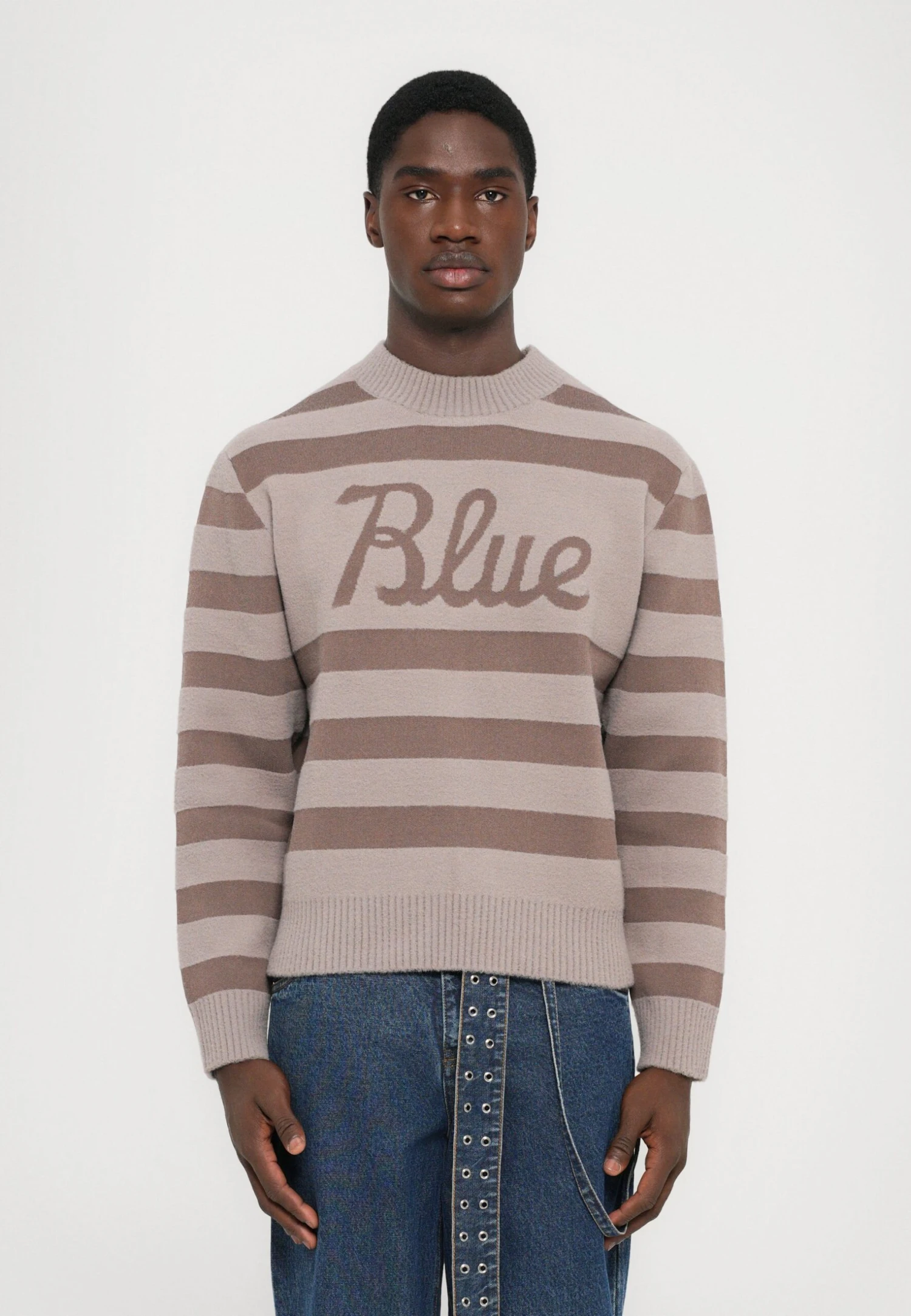 DUSTY ROSE BOXY CREWNECK - Jumper - Beige 1 DUSTY ROSE BOXY CREWNECK - Jumper - Beige