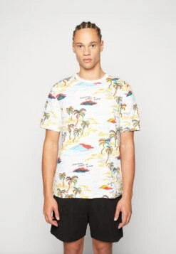 Scotch & Soda Palm Printed Crewneck - Print T-Shirt