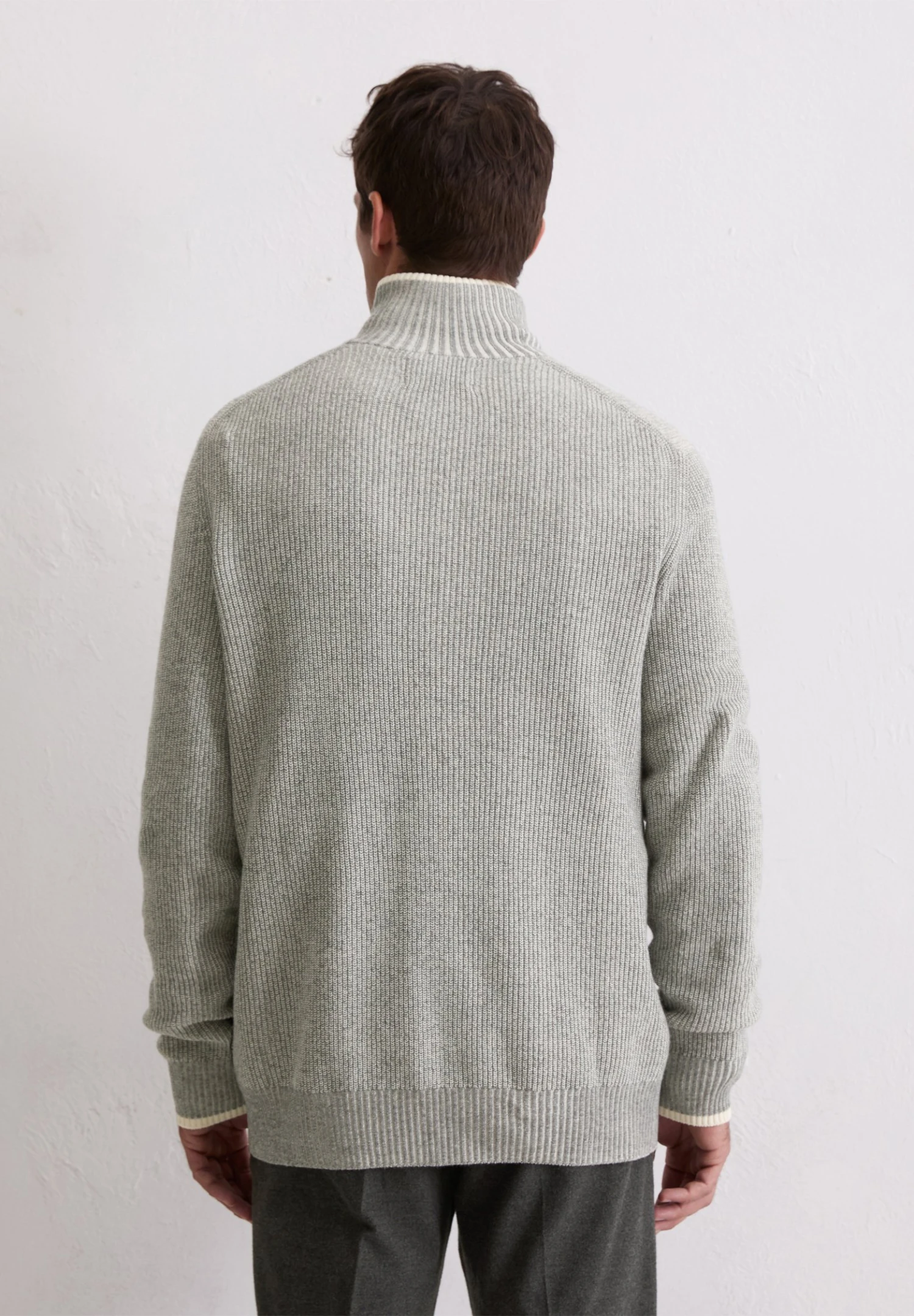 Marc O'Polo STRUCTURED WITH TIPPING - Cardigan - Trainer Jacket Structured Bi Color With Tipping 3 Marc O'Polo STRUCTURED WITH TIPPING - Cardigan - Trainer Jacket Structured Bi Color With Tipping - Image 3