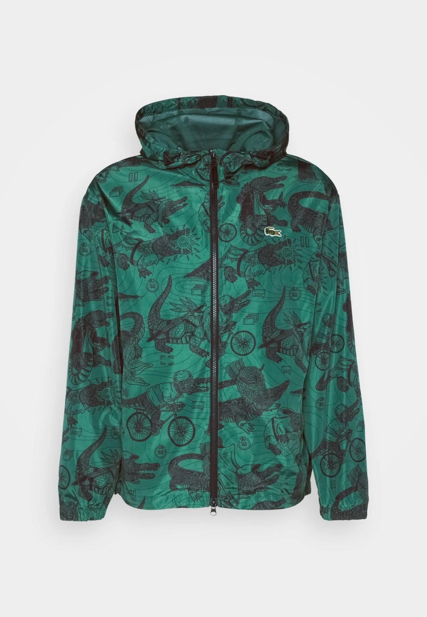 Lacoste X Netflix Unisex - Summer Jacket - Green/Black 6 Lacoste X Netflix Unisex - Summer Jacket - Green/Black - Image 6