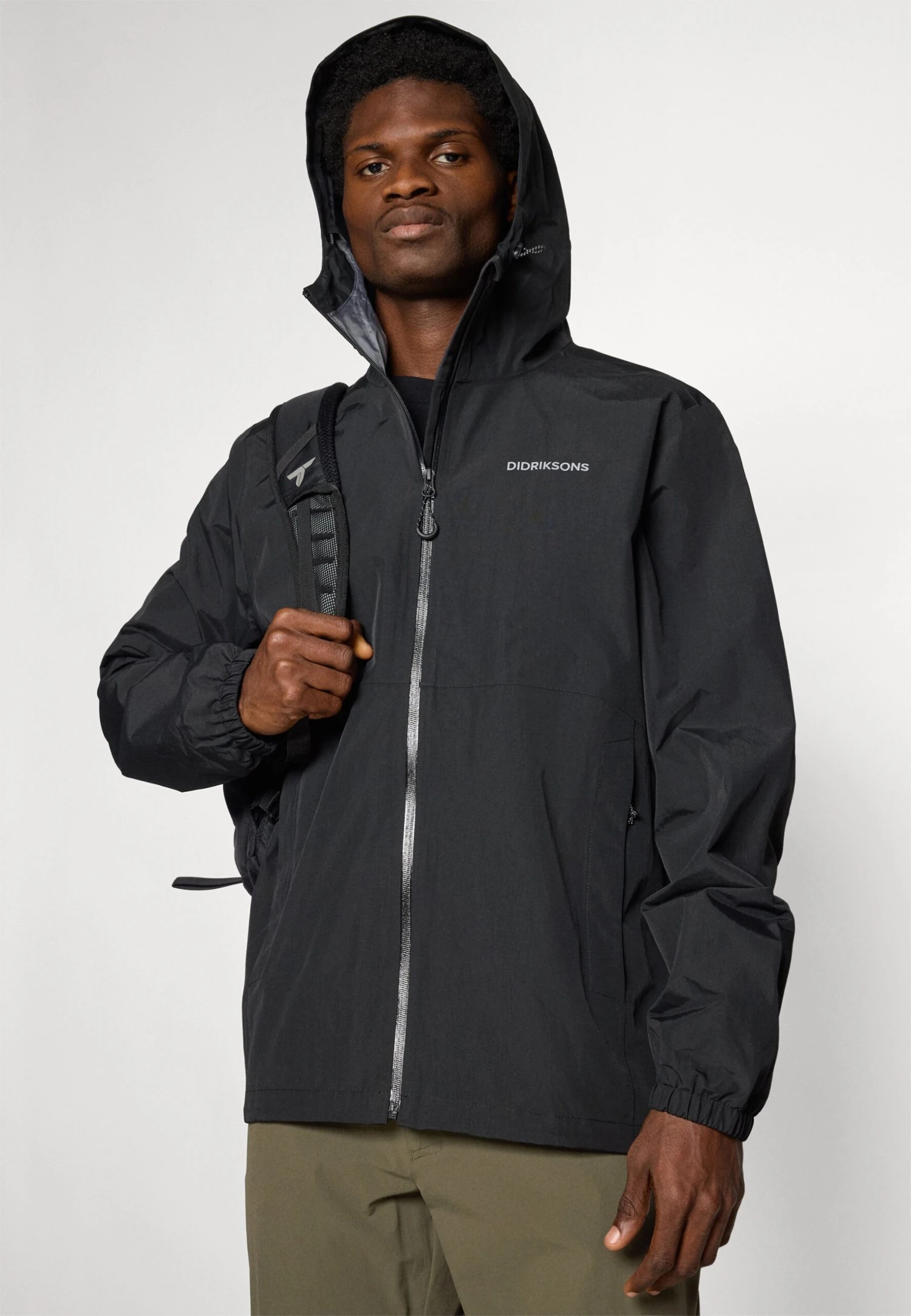 DIDRIKSONS DARIO - Waterproof Jacket - Black 4 DIDRIKSONS DARIO - Waterproof Jacket - Black - Image 4