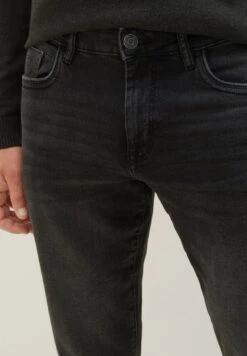 Tom Tailor TTJOSH Slim - Slim Fit Jeans - Used Dark Stone Black Denim -Indicode Men Wear Shop 91bacac135e94d0ea579263d9b979556