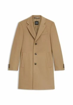Boss H-HYDE-254 - Classic Coat - Beige -Indicode Men Wear Shop 926d71ab70e545618529eb1c497b5158