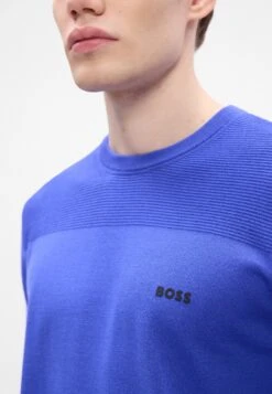 Boss MOMENTUM - Jumper - Medium Blue -Indicode Men Wear Shop 940c0edb4cc24260a74176b50c51e46c