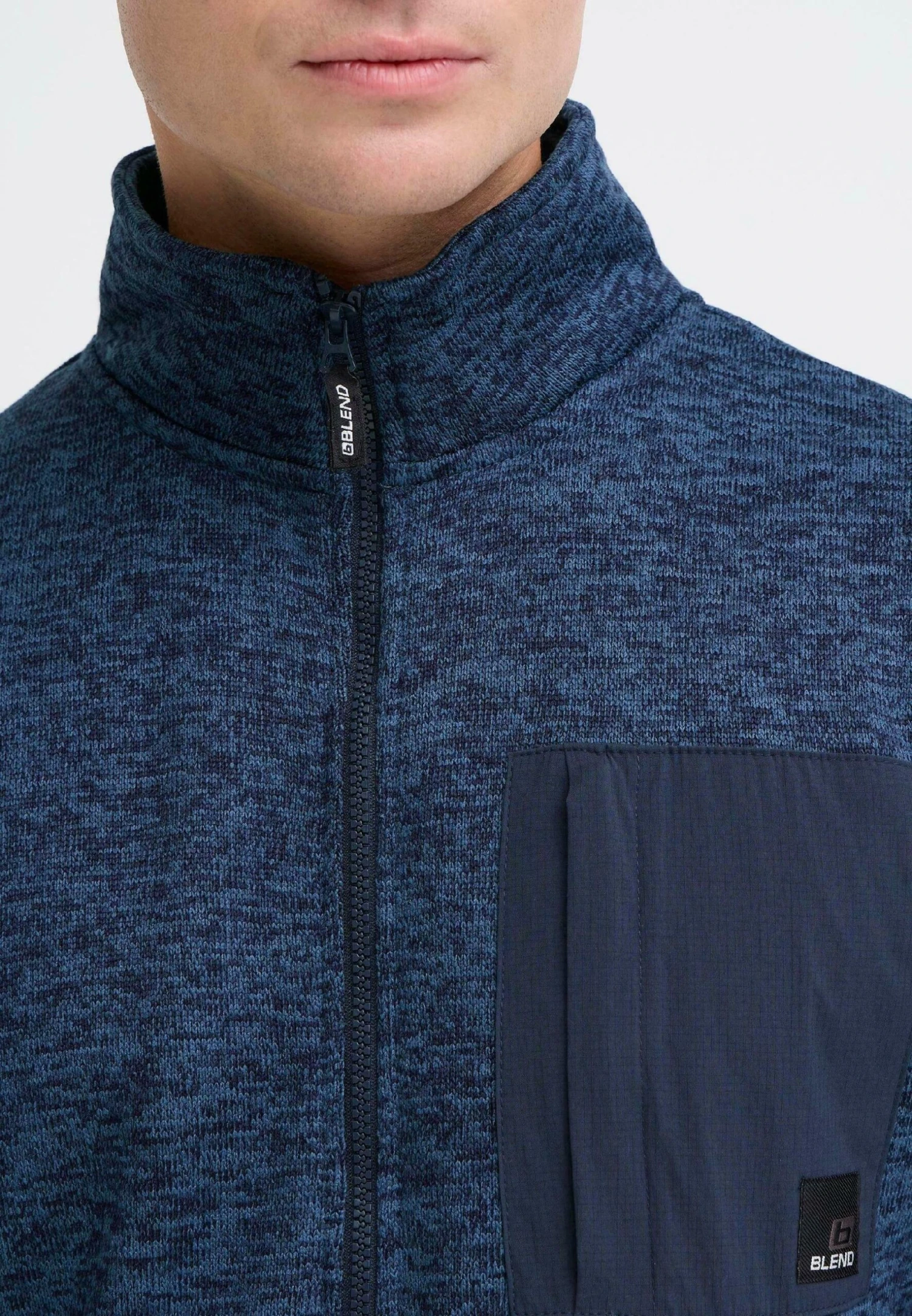 Blend BHMELFE - Summer Jacket - Dress Blues 4 Blend BHMELFE - Summer Jacket - Dress Blues - Image 4