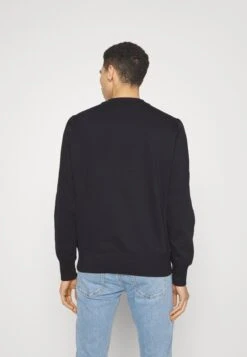 Calvin Klein Jeans Varsity Curve - Sweatshirt - Ck Black -Indicode Men Wear Shop 9852ab8d5b9f40c58e08be96e5b76efe