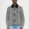 Armani Exchange BLOUSON - Denim Jacket - Grey