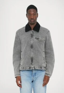 Armani Exchange BLOUSON - Denim Jacket - Grey
