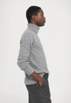 Tiger Of Sweden WILDE - Jumper - Light Grey Melange -Indicode Men Wear Shop 9e47dd023ecb4324bebb6d53555009df