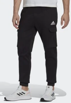 Adidas Sportswear Felczy C- Tracksuit Bottoms - Black/White -Indicode Men Wear Shop 9eaecf41aa43490f93867d8f092bed31