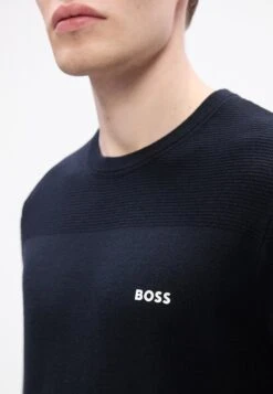 Boss MOMENTUM - Jumper - Dark Blue -Indicode Men Wear Shop 9f320e96fb604d12a2d9eede02677738