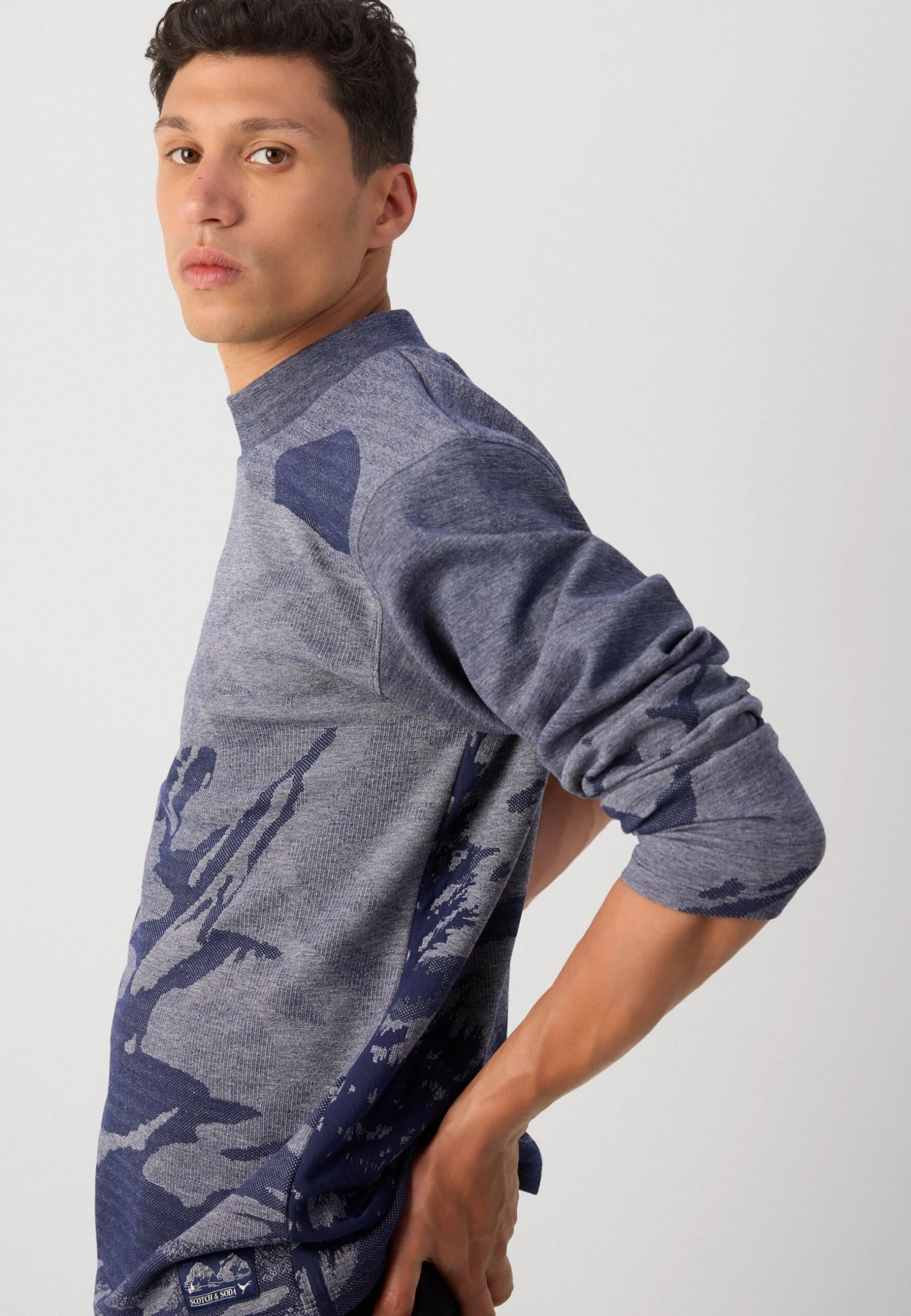 Scotch & Soda RELAXED FIT - Jumper - Peacoat 6 Scotch & Soda RELAXED FIT - Jumper - Peacoat - Image 6