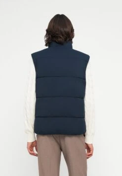 TOM TAILOR Denim PUFFER - Waistcoat - Sky Captain Blue -Indicode Men Wear Shop a46994f5c9ff47ec97ec648abe0099ea