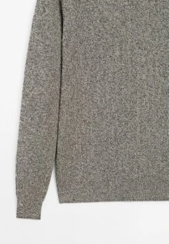 Massimo Dutti CREW NECK MOULINÉ - Jumper - Beige -Indicode Men Wear Shop a48ac2843c544fb39778466be054285b