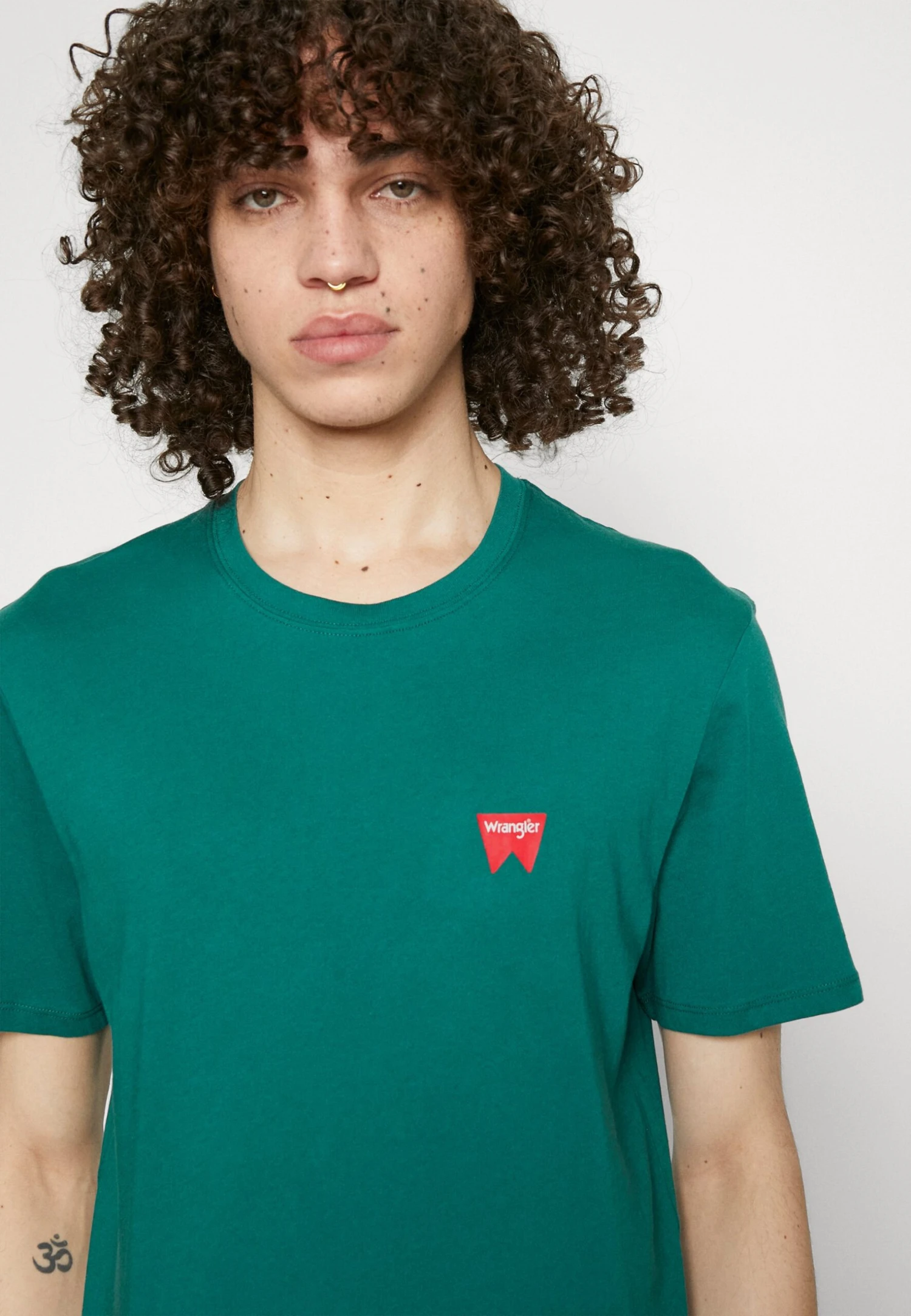 Wrangler Sign Off Tee - Basic T-Shirt - Bayberry Green 4 Wrangler Sign Off Tee - Basic T-Shirt - Bayberry Green - Image 4