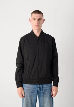 Calvin Klein MATTE JACKET - Bomber Jacket - Black -Indicode Men Wear Shop a60c8eb2519e40cdb398134a91507bb2
