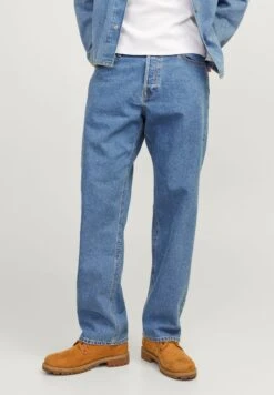 Jack & Jones JJIEDDIE JJORIGINAL - Straight Leg Jeans - Blue Denim