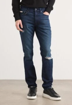 Calvin Klein Jeans SLIM - Slim Fit Jeans - Deep Dusk