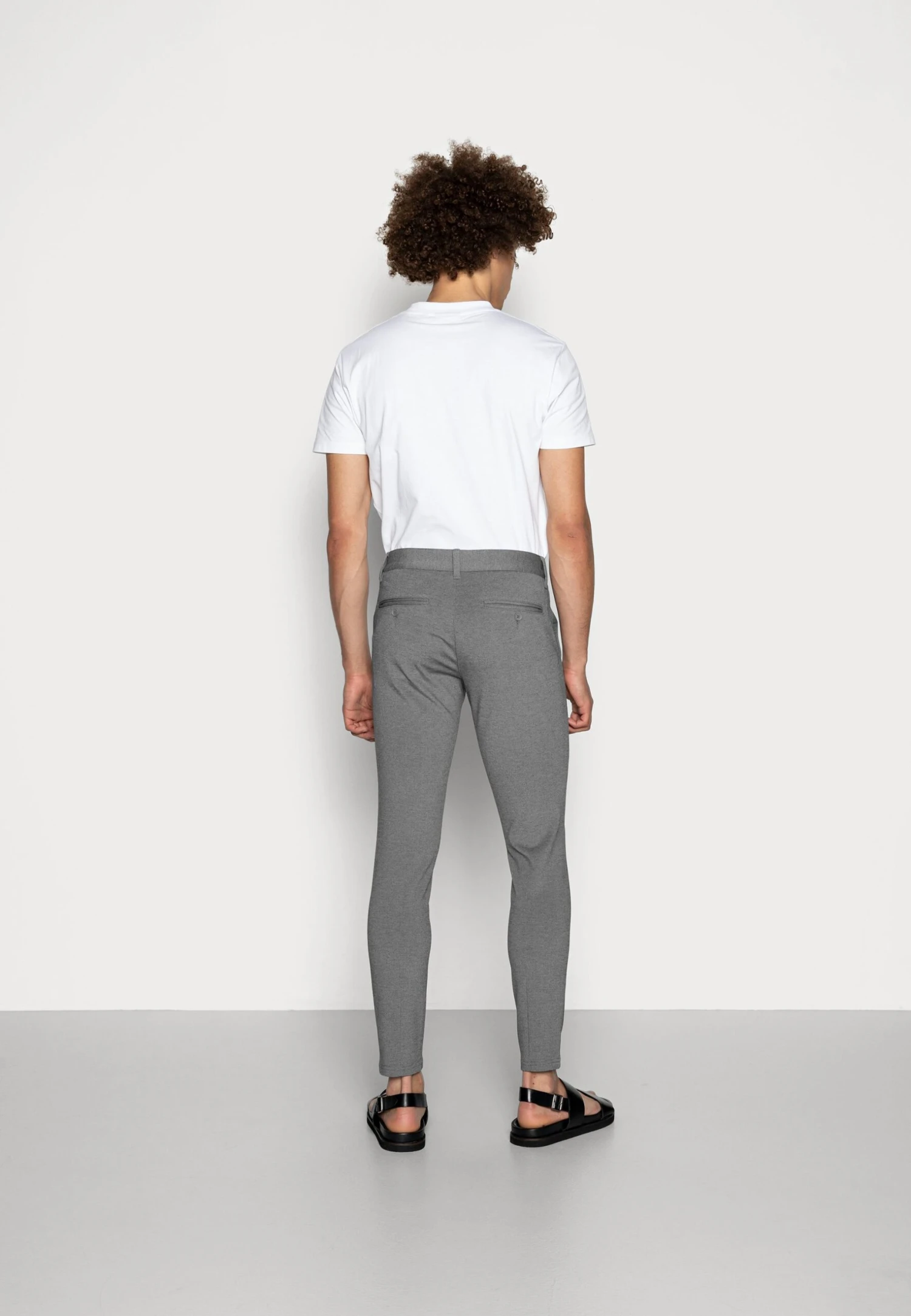 Only & Sons Onsmark - Trousers - Medium Grey Melange 3 Only & Sons Onsmark - Trousers - Medium Grey Melange - Image 3