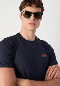 Barbour International SMALL LOGO - Basic T-shirt - Dark Navy -Indicode Men Wear Shop a7926f5e24a248148a5439d4270f813a
