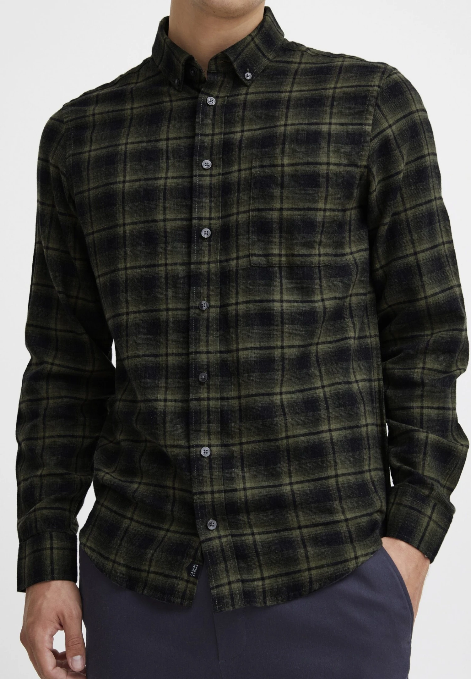 CASUAL FRIDAY CFAton - Shirt - Cypress Melange 5 CASUAL FRIDAY CFAton - Shirt - Cypress Melange - Image 5