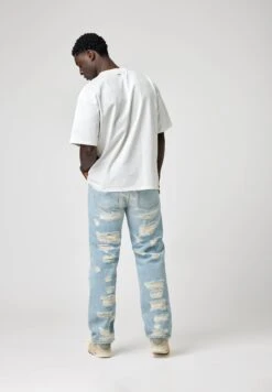 Full Destroyed - Relaxed Fit Jeans - Desert Blue -Indicode Men Wear Shop a823826643c847b0a98c4f45649ff6a3