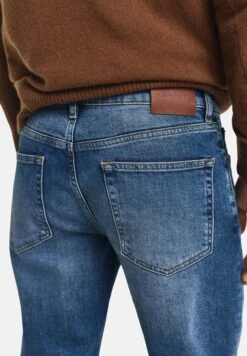 Gant SLIM JEANS - Slim Fit Jeans - Mid Blue Vintage -Indicode Men Wear Shop aacec67bed5344509e11c9dd656b198b