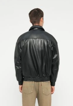 Only & Sons ONSPHILL PADDED - Faux Leather Jacket - Black -Indicode Men Wear Shop ab2a0c0c2b2d48aa97c85efbacea6d3a
