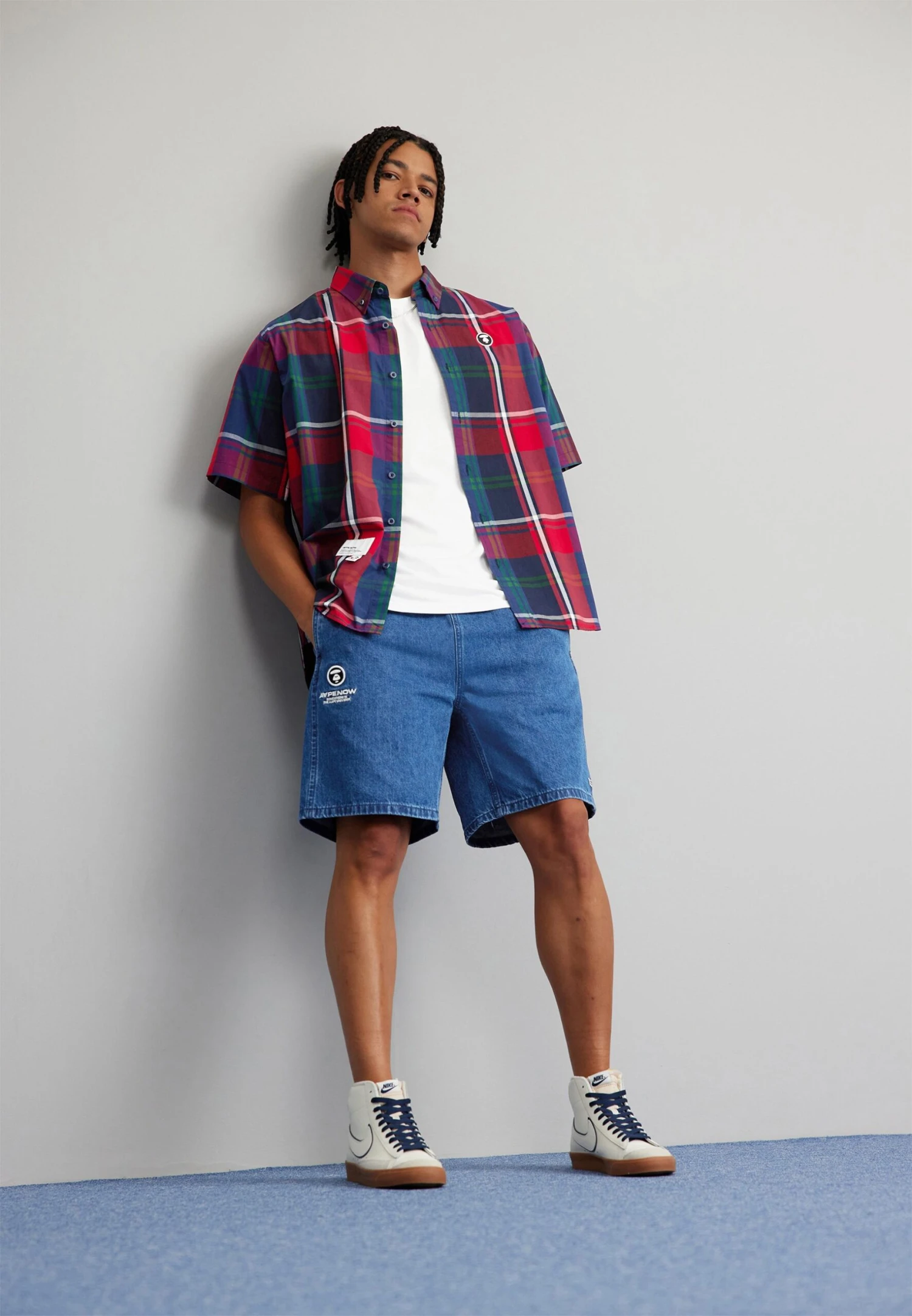 Woven - Denim Shorts - Bleached Denim 2 Woven - Denim Shorts - Bleached Denim - Image 2